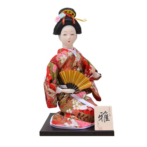 ZEPFJHE Kimono-Spielzeugfigur, Schreibtisch-Ornament, für einen Hauch japanischer Dekoration in jedem Raum oder Restaurant, kulturelle Kunst, Handwerk, 30,5 cm von ZEPFJHE