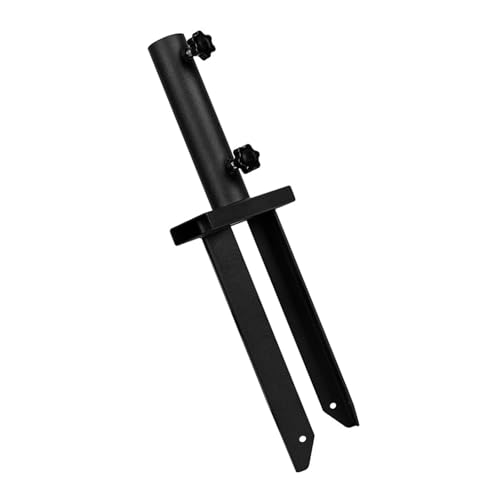 ZEPFJHE Metall-Fahnenstangenhalter, Erdspieß mit Doppelknopfbefestigung, geeignet für Zuhause, kommerzielle Displays, Outdoor-Events, Flaggenspikes von ZEPFJHE
