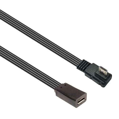 ZEPFJHE Micro-USB-Verlängerungskabel, 90 Grad abgewinkelt, flach, Silikon, Lade- und Datenkabel für Smartphones, Tablets, Kameras ZEPFJHE Micro-USB-Verlängerungskabel, 90 Grad abgewinkelt, flach, Silikon, Lade- und Datenkabel für Smartphones, Tablets, Kameras von ZEPFJHE