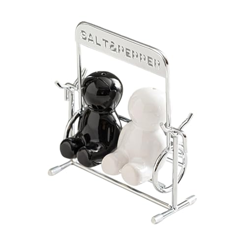 ZEPFJHE Moderner Gewürzspender aus Keramik, einfach zu befüllen, rostfreies Küchenzubehör für Arbeitsplatten, Organisation, Keramik- und Edelstahl-Gewürz-Set ZEPFJHE Moderner Gewürzspender aus Keramik, einfach zu befüllen, rostfreies Küchenzubehör für Arbeitsplatten, Organisation, Keramik- und Edelstahl-Gewürz-Set von ZEPFJHE