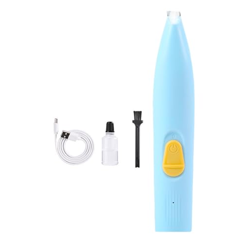 ZEPFJHE Präziser Nagelknipser für Haustiere, per USB aufladbar, für sichere Fellpflege von Hunden und Katzen, sicheres Überschneiden, professionelles Haustierpflege-Werkzeug von ZEPFJHE