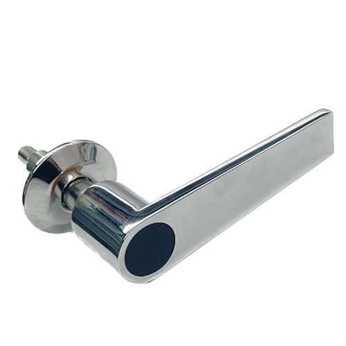 ZEPFJHE Robuster verchromter Scheunentürgriff, 9,5 cm Länge, ergonomische Schiebebeschläge, tragbar, für Küchenschränke, Schränke, Küchenzubehör, Ersatz von ZEPFJHE