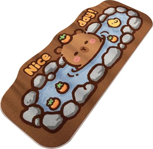 ZEPFJHE Schöner Kaschmir-Teppich, weicher Plüsch, bequeme Bodenmatte, 40 x 120 cm, für Zuhause oder Büro, mit rutschfester Unterseite, Schlafzimmerteppich ZEPFJHE Schöner Kaschmir-Teppich, weicher Plüsch, bequeme Bodenmatte, 40 x 120 cm, für Zuhause oder Büro, mit rutschfester Unterseite, Schlafzimmerteppich von ZEPFJHE