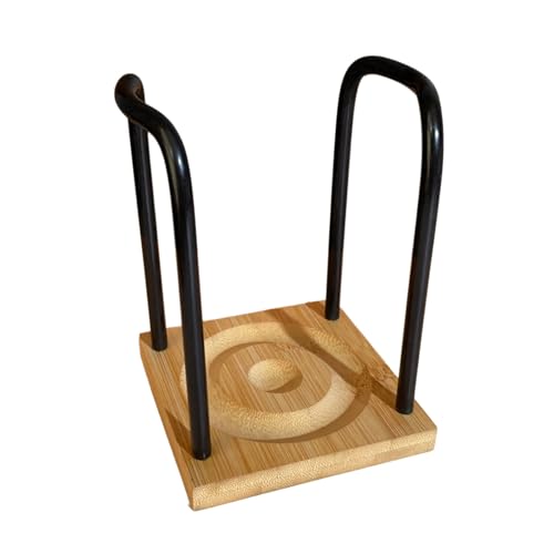 ZEPFJHE Stabiler Getränkehalter aus Holz, tragbares Zubehör für effiziente Schrankorganisation und ordentliche und ordentliche platzsparende Küchenarbeitsplatten-Organizer von ZEPFJHE