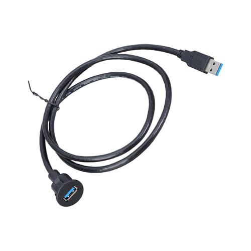 ZEPFJHE USB3.0-Verlängerungskabel (Stecker auf Buchse, 104 cm, für Armaturenbrett-Halterung mit 5 Gbit/s Datenübertragung) von ZEPFJHE