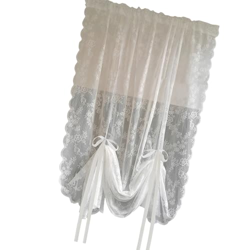ZEPFJHE Weiße Tüll Schiere Tür Vorhang Blumen Bestickte Französische Spitze Zum Wohnzimmer Schlafzimmer Spitze Vorhänge ZEPFJHE Weiße Tüll Schiere Tür Vorhang Blumen Bestickte Französische Spitze Zum Wohnzimmer Schlafzimmer Spitze Vorhänge von ZEPFJHE