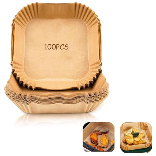 ZEPIQOR 100 Stück Backpapier für Heißluftfritteuse 4,5L-8L, Stone TH 20-24cm Airfryer Backpapier Pergamentpapier Liner Kompatibel mit COSORI Philips Cecotec Midea Russell Hobbs XL XXL Airfryer ZEPIQOR 100 Stück Backpapier für Heißluftfritteuse 4,5L-8L, Stone TH 20-24cm Airfryer Backpapier Pergamentpapier Liner Kompatibel mit COSORI Philips Cecotec Midea Russell Hobbs XL XXL Airfryer von ZEPIQOR