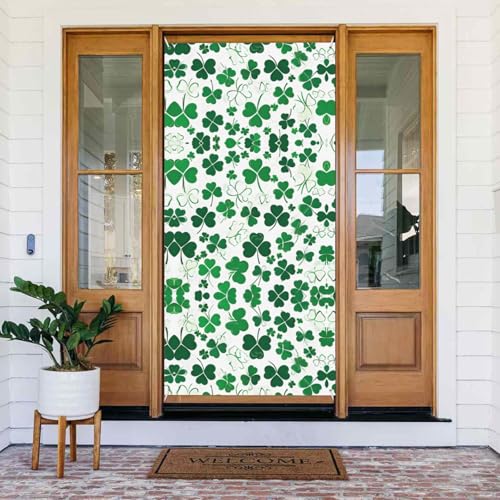 Happy St. Patrick's Day – Türbanner mit Seil, wiederverwendbare Feiertagstürabdeckung für Halloween, Weihnachten, Polyester, Outdoor-Dekoration, Geschenk Happy St. Patrick's Day – Türbanner mit Seil, wiederverwendbare Feiertagstürabdeckung für Halloween, Weihnachten, Polyester, Outdoor-Dekoration, Geschenk von ZERAOKE