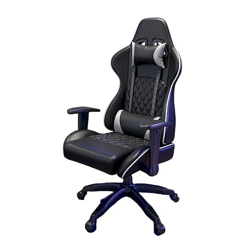 Ergonomic Gaming Office Chair mit Liegefunktion Verstellbare Höhe rotierende Armlehnen unterstützend Lendenwirbelkissen und dickes Sitzkissen für Home Gaming -Erwachsene bequeme Schreibtischstuhl Ergonomic Gaming Office Chair mit Liegefunktion Verstellbare Höhe rotierende Armlehnen unterstützend Lendenwirbelkissen und dickes Sitzkissen für Home Gaming -Erwachsene bequeme Schreibtischstuhl von ZERAPH