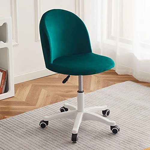 Office Chair Gaming Chair Computer Stuhl Home Office Stuhl mit Rädern, süßer Schreibtischstuhl Velvet Eitelkeitsstuhl, armlose Schreibtischstühle mit komfortablen Lendenwirtschaft, verstellbarer Office Chair Gaming Chair Computer Stuhl Home Office Stuhl mit Rädern, süßer Schreibtischstuhl Velvet Eitelkeitsstuhl, armlose Schreibtischstühle mit komfortablen Lendenwirtschaft, verstellbarer von ZERAPH