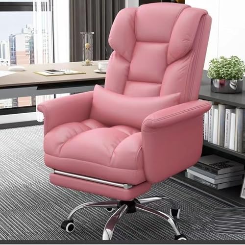 ZERAPH Ergonomic Gaming Desk Stuhl mit rockiger Bewegung für Gamers PC Arbeit 135 ° Recline RETRAKTIBLICHE FOODREST PU Leather Boss Büro Sofa Schwenkspielstuhl mit Verstellbarer Leigh Learned von ZERAPH