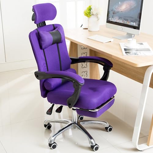 ZERAPH Ergonomic Gaming Office Computer Desk Chair mit rockiger Funktion Comfy Gamer PC -Stuhl mit funktionierbarer Kopfstütze und Dickes Kissen für komfortablen Rückfahrfootder Purple ZERAPH Ergonomic Gaming Office Computer Desk Chair mit rockiger Funktion Comfy Gamer PC -Stuhl mit funktionierbarer Kopfstütze und Dickes Kissen für komfortablen Rückfahrfootder Purple von ZERAPH