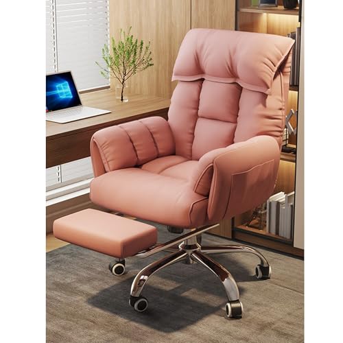 ZERAPH Ergonomic Gaming Office Computer Desk mit Schaukelstuhl Comfy Gamer PC Desk mit funktionierbaren Liegefootrest und 360 ° -Trotik für Heimstudienarbeit und Führungskräfte (P Learning Learning von ZERAPH