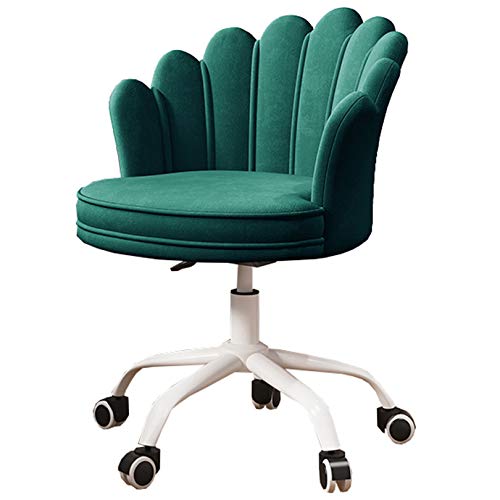 ZERAPH Ergonomic Office Desk Stuhl mit überbrochener Rückenlehne und Räder Verstellbarer Schwenkstuhl für Home Office Komfortable Sitzhöhe: 40 50 cm von ZERAPH