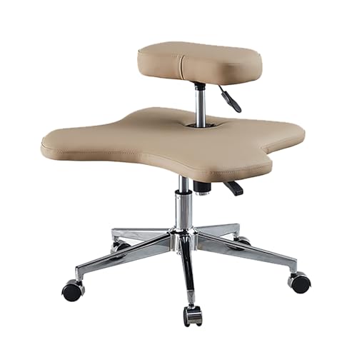 ZERAPH Ergonomischer Knienstuhl mit Rädern für Meditation und Home Office Height Messable Cross Legged Schreibtischstuhl von ZERAPH