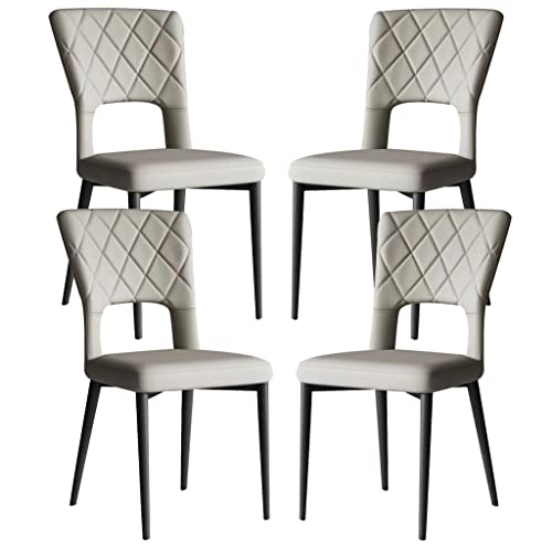 ZERAPH Esszimmerstühle Set von 4 Leder Haushaltsschreibtisch Stuhl Ergonomie Sitz robust ZERAPH Esszimmerstühle Set von 4 Leder Haushaltsschreibtisch Stuhl Ergonomie Sitz robust von ZERAPH