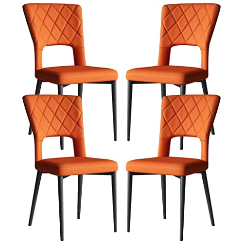 ZERAPH Esszimmerstühle Set von 4 Leder Haushaltsschreibtisch Stuhl Ergonomie Sitz robust ZERAPH Esszimmerstühle Set von 4 Leder Haushaltsschreibtisch Stuhl Ergonomie Sitz robust von ZERAPH