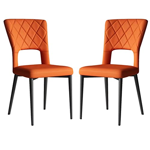 ZERAPH Küchenleder Esszimmerstühle Set 2 Küchenhaushaltsschreibtisch Stuhl Ergonomie Sitz robust von ZERAPH