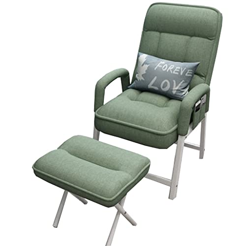 ZERAPH Lazy Stuhl Set mit ottomane komfortabler Loungestuhl für den Innenbereich mit Kopfstütze Seitentasche und Armlehnen 5 Geschwindigkeits -Rückenlehne -Einstellung für Schlafzimmer oder Bürogrün ZERAPH Lazy Stuhl Set mit ottomane komfortabler Loungestuhl für den Innenbereich mit Kopfstütze Seitentasche und Armlehnen 5 Geschwindigkeits -Rückenlehne -Einstellung für Schlafzimmer oder Bürogrün von ZERAPH