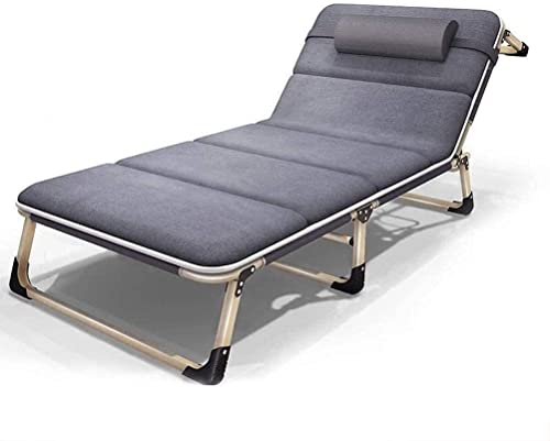 ZERAPH Liegen im Freien Klappstühle Lounge Stuhl Hochleistungsvereinbarungsableitungsstuhl Klappbett für Patio Pool Outdoor Gartenstrände Unterstützung 200 kg von ZERAPH