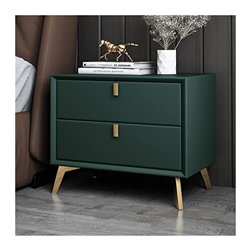 ZERAPH Nachttisch 1PC Einfache leichte luxuriöse Schlafzimmermöbel Einfache Kunst Nacht Nacht Nacht Nachttisch (Farbe: Grün B) von ZERAPH