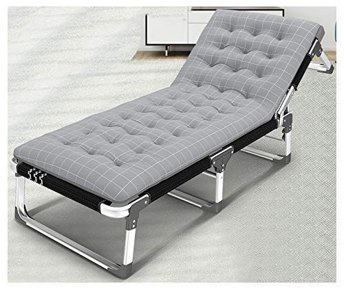 ZERAPH Übergrößere Lounge Stuhl Liege im Freien Klappstühle Bequeme und weiche Faltbare Deckchair Lazy Liegen Relaxer Freizeit Liege tragbarer Erwachsener Strand Balkon Garten BE von ZERAPH