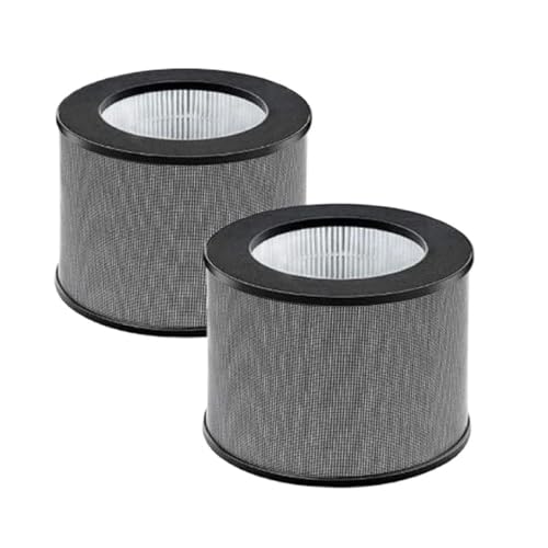 2 Stück HEPA-Kohlefilter-Ersatz, kompatibel mit TaoTronics, TT-AP006 Luftreiniger-Zubehör von ZERATLVD