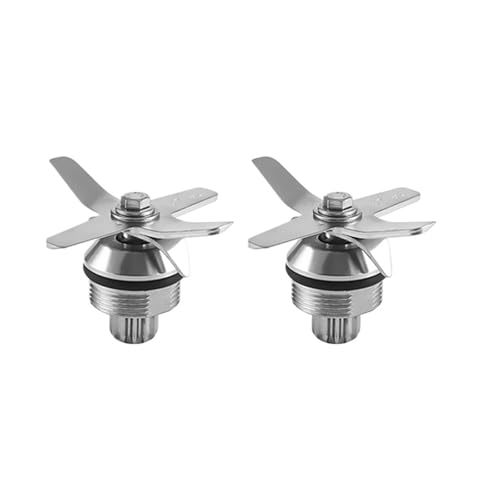 Edelstahl gehärtet sechs Mix- und Schneidklingen TWK JTC 767 Messer Eiszerkleinerer, kompatibel mit Vitamix, Entsafter Mixer Teile(2PCS) von ZERATLVD