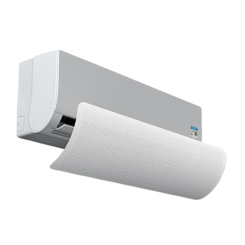 Einstellbare Klimaanlage Windabweiser Klimaanlage Weiß Windschutzscheibe Air Baffle Shield Home Office Accessorie von ZERATLVD