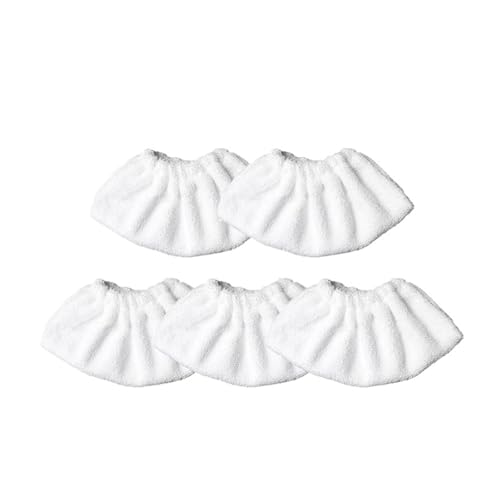Ersatz-Moppköpfe, Tuch, kompatibel mit Karcher Easyfix, SC2 SC3 SC4 SC5 Lappen, Mikrofaser-Moppbezug, Dampfreiniger-Zubehör(5pcs) von ZERATLVD