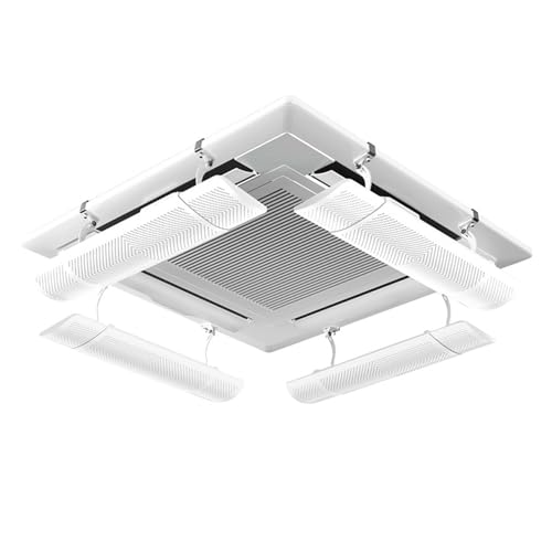 Zentrale Klimaanlage Windschutzscheibe Anti-Direktblasen Deckenluftauslass Schallwand Deckenmaschine Universal-Luftführungsschirm(90cm 4 pieces) von ZERATLVD
