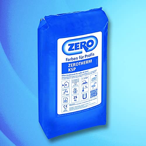 ZERO ZEROTHERM KSP Klebe und Spachtelmörtel für Kalziumsilikatplatten weiß 25 kg von ZERO