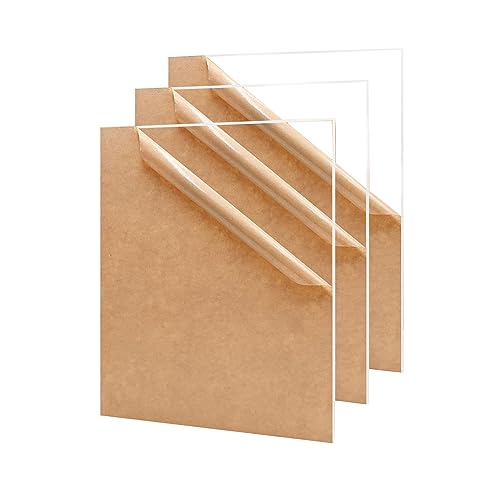 ZESABGE 3 Stück Transparente Acryl kunststoffplatte,297 * 210 * 1mm Platten,Zuschneidbare klare Acrylglas Platten für Acrylschilder,Househld Dekoration,Display,Bilderrahmen,Malere. ZESABGE 3 Stück Transparente Acryl kunststoffplatte,297 * 210 * 1mm Platten,Zuschneidbare klare Acrylglas Platten für Acrylschilder,Househld Dekoration,Display,Bilderrahmen,Malere. von ZESABGE