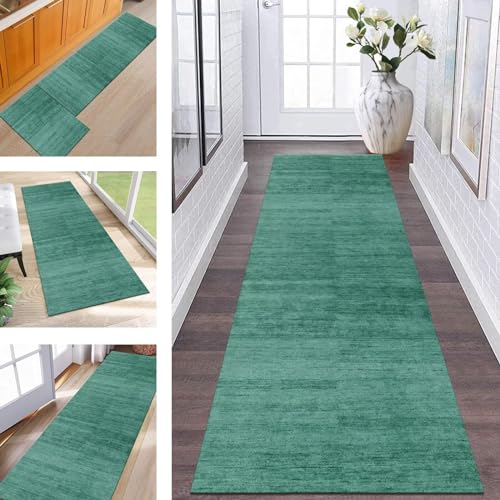 Teppich Läufer Flur Küche Waschbar rutschfest Korridor Teppichmatten 50X80CM Dunkelcyan Abstrakt Lang Küchenteppich Flurteppich Schlafzimmer Esszimmer Polyester Teppichläufer Meterware Anpassbar Teppich Läufer Flur Küche Waschbar rutschfest Korridor Teppichmatten 50X80CM Dunkelcyan Abstrakt Lang Küchenteppich Flurteppich Schlafzimmer Esszimmer Polyester Teppichläufer Meterware Anpassbar von ZESEWU