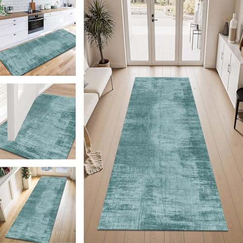 ZESEWU Teppich Läufer Flur Küche rutschfest Cyan Abstrakt Teppichläufer Kücheläufer Waschbar 40X60CM Meterware Küchenteppich Flurteppich für Wohnraum Schlafzimmer Kinderzimmer Schmutzfangläufer ZESEWU Teppich Läufer Flur Küche rutschfest Cyan Abstrakt Teppichläufer Kücheläufer Waschbar 40X60CM Meterware Küchenteppich Flurteppich für Wohnraum Schlafzimmer Kinderzimmer Schmutzfangläufer von ZESEWU