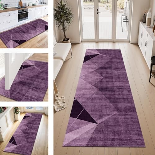 ZESEWU Teppich Läufer Flur Küche rutschfest Dunkelviolett Teppichläufer Kücheläufer Waschbar 60X100CM Meterware Küchenteppich Flurteppich für Wohnraum Schlafzimmer Kinderzimmer Schmutzfangläufer ZESEWU Teppich Läufer Flur Küche rutschfest Dunkelviolett Teppichläufer Kücheläufer Waschbar 60X100CM Meterware Küchenteppich Flurteppich für Wohnraum Schlafzimmer Kinderzimmer Schmutzfangläufer von ZESEWU