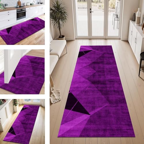 ZESEWU Teppich Läufer Flur Küche rutschfest Dunkelviolett Teppichläufer Kücheläufer Waschbar 70X200CM Meterware Küchenteppich Flurteppich für Wohnraum Schlafzimmer Kinderzimmer Schmutzfangläufer ZESEWU Teppich Läufer Flur Küche rutschfest Dunkelviolett Teppichläufer Kücheläufer Waschbar 70X200CM Meterware Küchenteppich Flurteppich für Wohnraum Schlafzimmer Kinderzimmer Schmutzfangläufer von ZESEWU