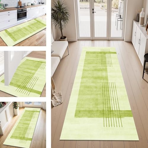 ZESEWU Teppich Läufer Flur Küche rutschfest Gelb Grün Teppichläufer Kücheläufer Waschbar 40X500CM Meterware Küchenteppich Flurteppich für Wohnraum Schlafzimmer Kinderzimmer Schmutzfangläufer ZESEWU Teppich Läufer Flur Küche rutschfest Gelb Grün Teppichläufer Kücheläufer Waschbar 40X500CM Meterware Küchenteppich Flurteppich für Wohnraum Schlafzimmer Kinderzimmer Schmutzfangläufer von ZESEWU