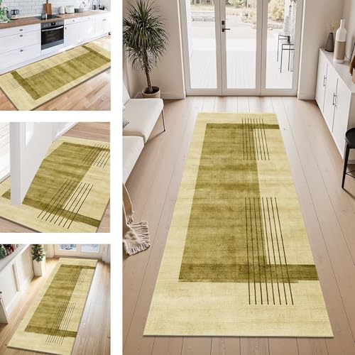 ZESEWU Teppich Läufer Flur Küche rutschfest Gelb Schwarz Teppichläufer Kücheläufer Waschbar 40X60CM Meterware Küchenteppich Flurteppich für Wohnraum Schlafzimmer Kinderzimmer Schmutzfangläufer ZESEWU Teppich Läufer Flur Küche rutschfest Gelb Schwarz Teppichläufer Kücheläufer Waschbar 40X60CM Meterware Küchenteppich Flurteppich für Wohnraum Schlafzimmer Kinderzimmer Schmutzfangläufer von ZESEWU