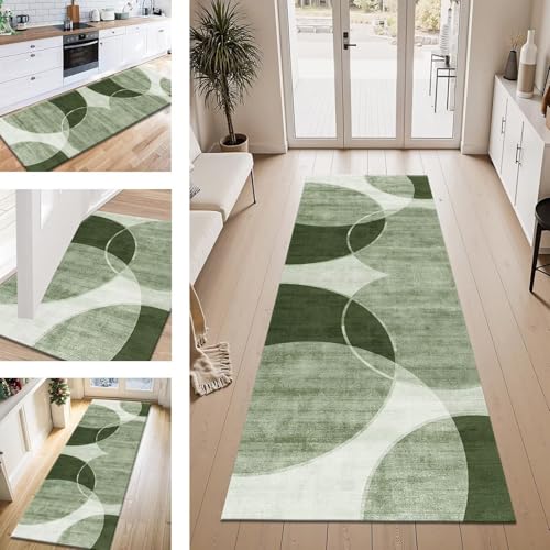 ZESEWU Teppich Läufer Flur Küche rutschfest Grün 3D Teppichläufer Kücheläufer Waschbar 120X350CM Meterware Küchenteppich Flurteppich Wohnraum Schlafzimmer Kinderzimmer Schmutzfangläufer ZESEWU Teppich Läufer Flur Küche rutschfest Grün 3D Teppichläufer Kücheläufer Waschbar 120X350CM Meterware Küchenteppich Flurteppich Wohnraum Schlafzimmer Kinderzimmer Schmutzfangläufer von ZESEWU