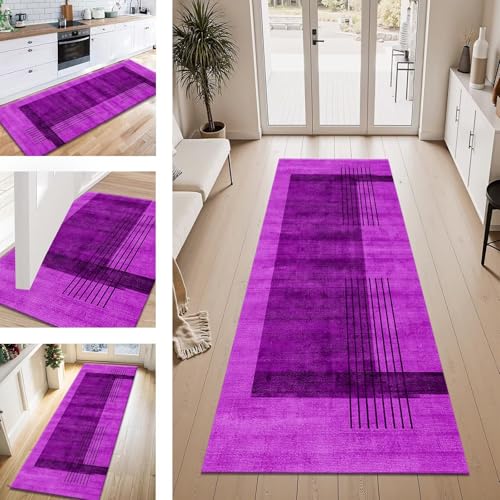 ZESEWU Teppich Läufer Flur Küche rutschfest Rosa Violett Teppichläufer Kücheläufer Waschbar 50X350CM Meterware Küchenteppich Flurteppich für Wohnraum Schlafzimmer Kinderzimmer Schmutzfangläufer ZESEWU Teppich Läufer Flur Küche rutschfest Rosa Violett Teppichläufer Kücheläufer Waschbar 50X350CM Meterware Küchenteppich Flurteppich für Wohnraum Schlafzimmer Kinderzimmer Schmutzfangläufer von ZESEWU