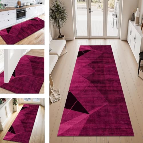 ZESEWU Teppich Läufer Flur Küche rutschfest Rosa Violett Teppichläufer Kücheläufer Waschbar 90X100CM Meterware Küchenteppich Flurteppich für Wohnraum Schlafzimmer Kinderzimmer Schmutzfangläufer ZESEWU Teppich Läufer Flur Küche rutschfest Rosa Violett Teppichläufer Kücheläufer Waschbar 90X100CM Meterware Küchenteppich Flurteppich für Wohnraum Schlafzimmer Kinderzimmer Schmutzfangläufer von ZESEWU