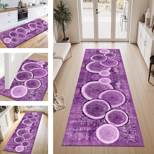 ZESEWU Teppich Läufer Flur Küche rutschfest Violett 3D Teppichläufer Kücheläufer Waschbar 40X120CM Meterware Küchenteppich Flurteppich für Wohnraum Schlafzimmer Kinderzimmer Schmutzfangläufer ZESEWU Teppich Läufer Flur Küche rutschfest Violett 3D Teppichläufer Kücheläufer Waschbar 40X120CM Meterware Küchenteppich Flurteppich für Wohnraum Schlafzimmer Kinderzimmer Schmutzfangläufer von ZESEWU