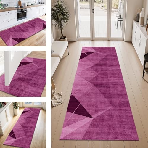 ZESEWU Teppich Läufer Flur Küche rutschfest Violett Abstrakt Teppichläufer Kücheläufer Waschbar 50X120CM Meterware Küchenteppich Flurteppich für Wohnraum Schlafzimmer Kinderzimmer Schmutzfangläufer ZESEWU Teppich Läufer Flur Küche rutschfest Violett Abstrakt Teppichläufer Kücheläufer Waschbar 50X120CM Meterware Küchenteppich Flurteppich für Wohnraum Schlafzimmer Kinderzimmer Schmutzfangläufer von ZESEWU
