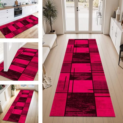 ZESEWU Teppich Läufer Flur Küche rutschfest Rosa Violett Teppichläufer Kücheläufer Waschbar 80X250CM Meterware Küchenteppich Flurteppich für Wohnraum Schlafzimmer Kinderzimmer Schmutzfangläufer ZESEWU Teppich Läufer Flur Küche rutschfest Rosa Violett Teppichläufer Kücheläufer Waschbar 80X250CM Meterware Küchenteppich Flurteppich für Wohnraum Schlafzimmer Kinderzimmer Schmutzfangläufer von ZESEWU