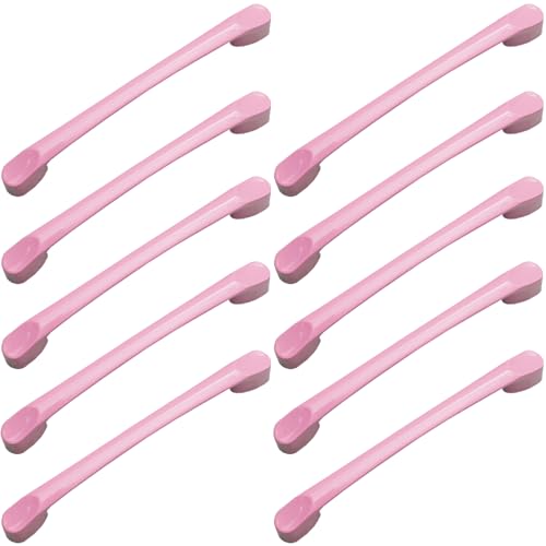 ZESLIV 10 Stück Möbelgriffe Rosa Bogengriffe, Küchen Schrankgriffe aus Aluminium, Bohrlochabstand 96mm, Küchengriffe Schubladengriff für Kinderzimmer Kleiderschrank ZESLIV 10 Stück Möbelgriffe Rosa Bogengriffe, Küchen Schrankgriffe aus Aluminium, Bohrlochabstand 96mm, Küchengriffe Schubladengriff für Kinderzimmer Kleiderschrank von ZESLIV