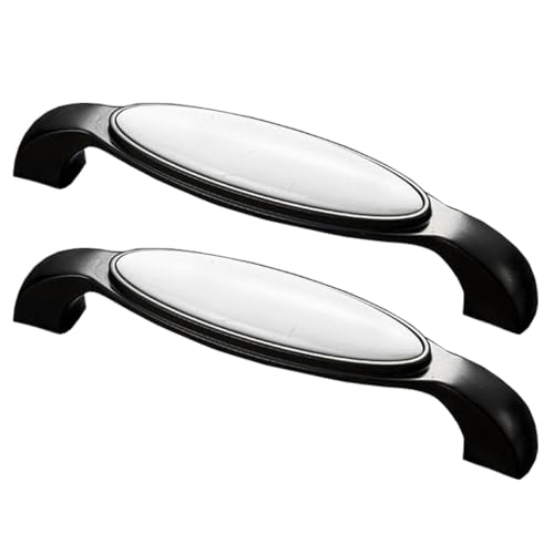 ZESLIV 2 Stk Möbelgriffe 128mm lochabstand Keramik Möbelknopf Bogengriffe Schwarz Stangengriffe Türgrffe für Küchenschränke Schubladen ZESLIV 2 Stk Möbelgriffe 128mm lochabstand Keramik Möbelknopf Bogengriffe Schwarz Stangengriffe Türgrffe für Küchenschränke Schubladen von ZESLIV