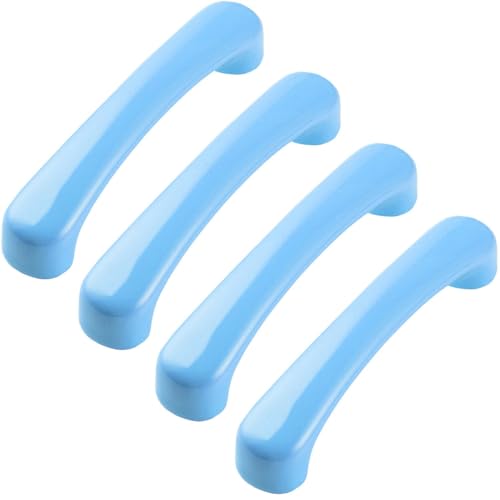ZESLIV 4 Stück Möbelgriffe aus Keramik, Blau 76mm lochabstand Bogengriffe, Keramikgriffe Geeignet für Möbel, Kommoden mit Schrauben, Schuhschränke ZESLIV 4 Stück Möbelgriffe aus Keramik, Blau 76mm lochabstand Bogengriffe, Keramikgriffe Geeignet für Möbel, Kommoden mit Schrauben, Schuhschränke von ZESLIV
