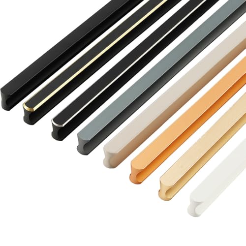 ZESLIV 4 Stück Stangengriffe Möbelgriffe, Schrankgriffe aus Aluminium, Bohrlochabstand 192mm, Gold Küchengriffe Türgriffe Schubladengriff für Kleiderschrank ZESLIV 4 Stück Stangengriffe Möbelgriffe, Schrankgriffe aus Aluminium, Bohrlochabstand 192mm, Gold Küchengriffe Türgriffe Schubladengriff für Kleiderschrank von ZESLIV