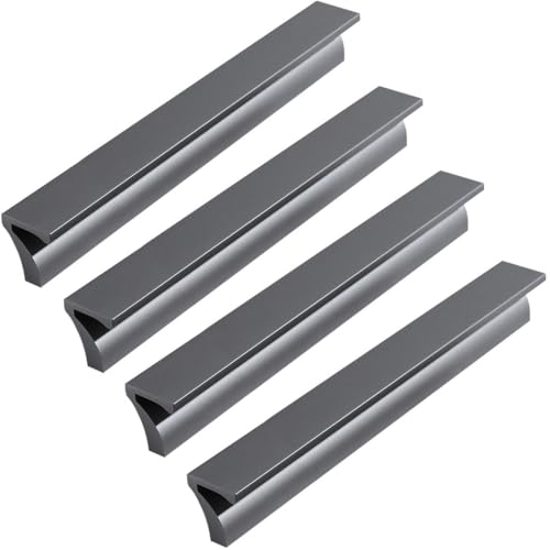 ZESLIV 4 Stück Stangengriffe Möbelgriffe, Schrankgriffe aus Aluminium, Bohrlochabstand 512mm, Grau Küchengriffe Schubladengriff für Kleiderschrank Tür Schubladen ZESLIV 4 Stück Stangengriffe Möbelgriffe, Schrankgriffe aus Aluminium, Bohrlochabstand 512mm, Grau Küchengriffe Schubladengriff für Kleiderschrank Tür Schubladen von ZESLIV